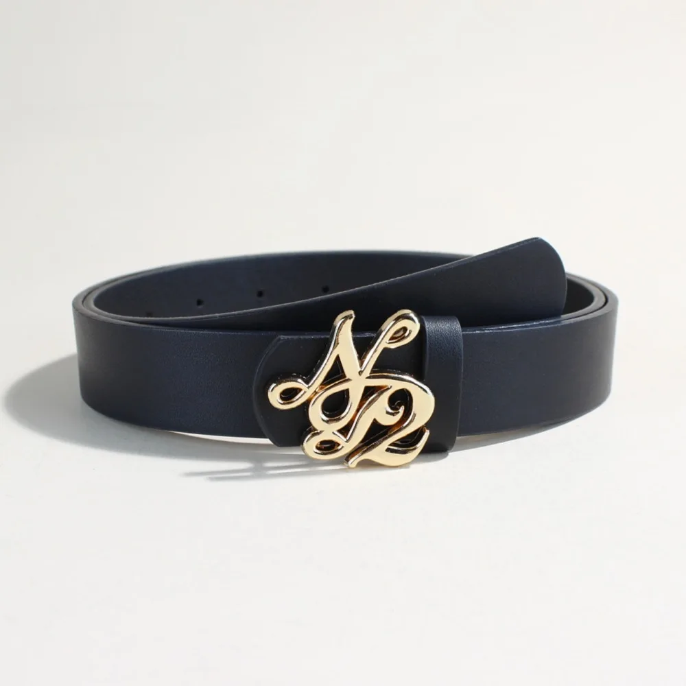 

Новый женский джинсовый ремень с пряжкой-буквой 2026 года – модный повседневный пояс, универсальный и стильный аксессуар для джинсов, идеально подходит для повседневной носки