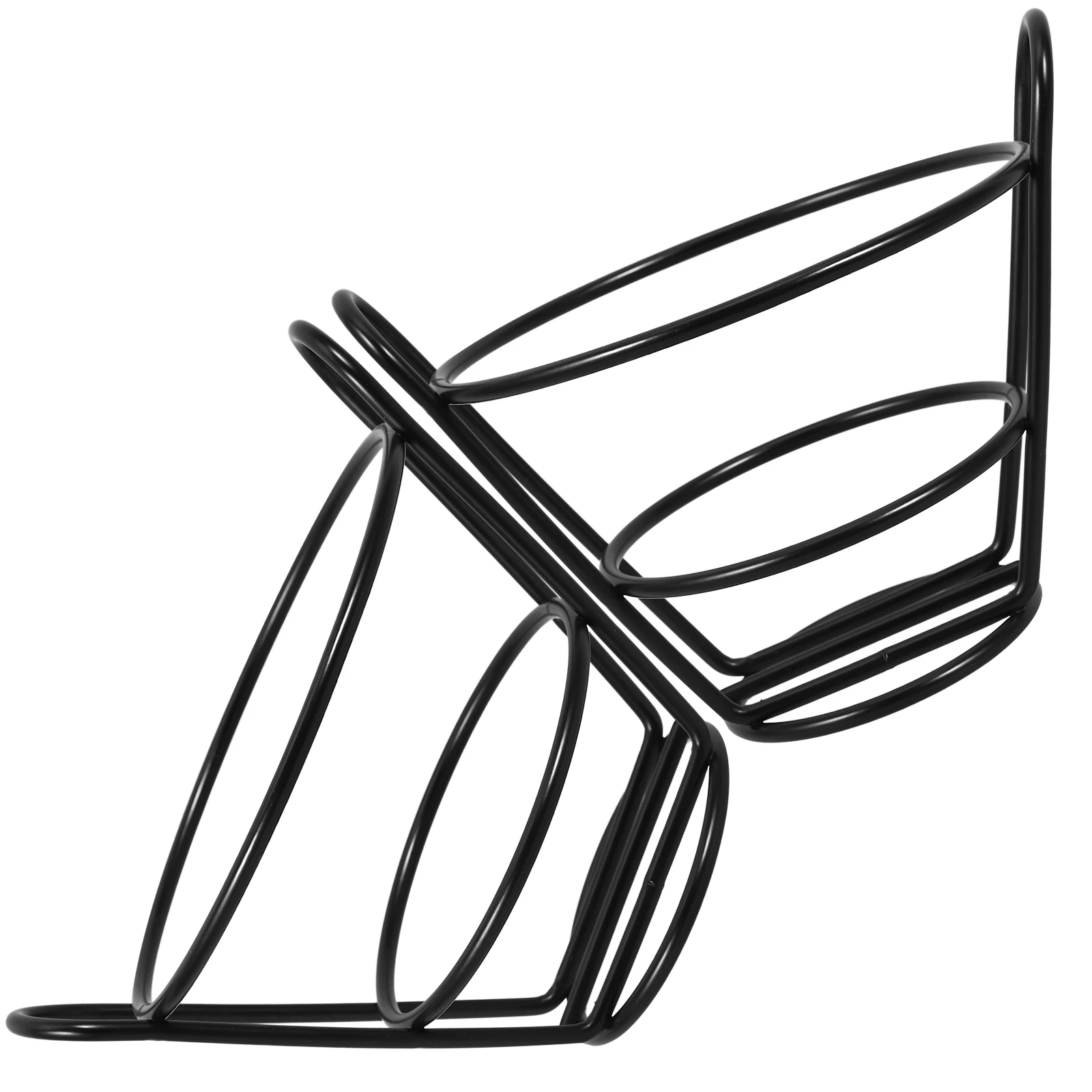 

2pcs French Fries Stand Holder Metal Wire Snack Display Rack For Restaurant Home Party Fried Chicken Basket Kitchen Tool