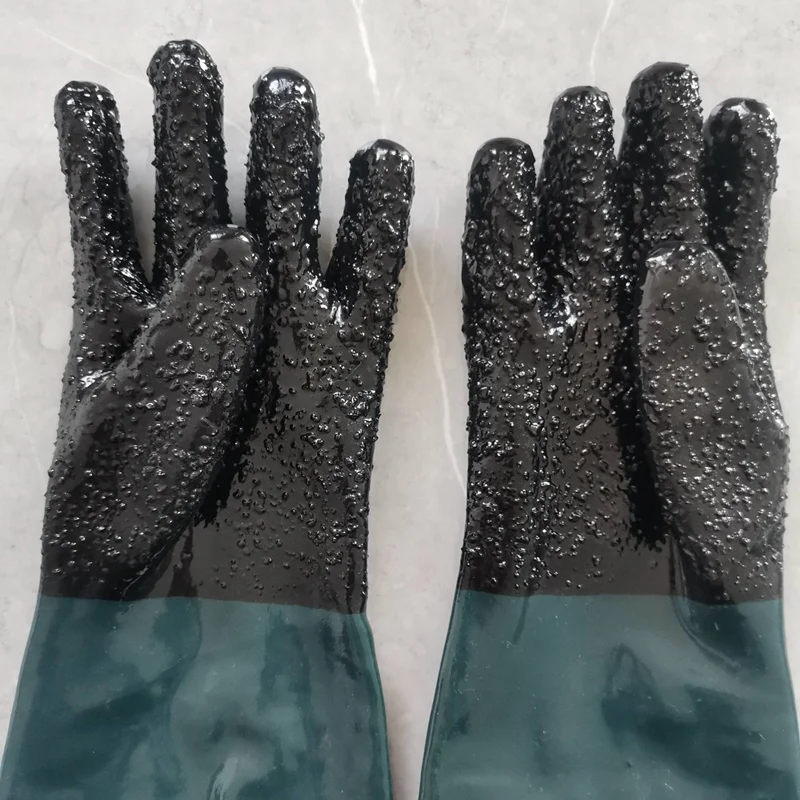 Sandblasting Gloves Sand Blaster Parts Blasting Gloves With O Rings For Sandblast Cabinet Sandblasting Gloves 23.6 Inch