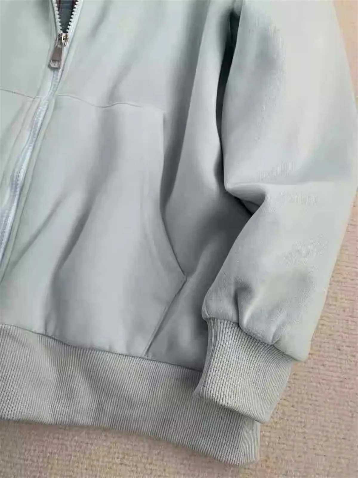 Nueva Sudadera con capucha con empalme de rejilla, colección de vestir para primavera y otoño, tendencias de moda informales, sensación de perezosa versátil