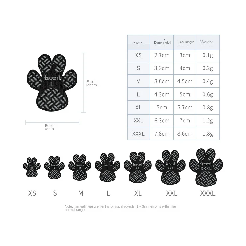 강아지 미끄럼 방지 패드, 통기성 발 패드, 일회용 애완 동물 발 매트, 미끄럼 방지 방수 보호대, 개 미끄러짐 방지, 4 개