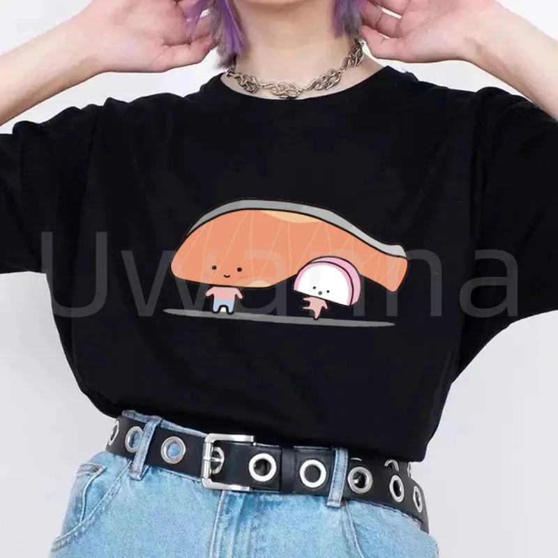 Cute KIRIMI CHAN T-shirt Women Print Cartoon Graphic Tshirts Summer Short Sleeve Tee Shirt Kawaii Classic Design Clothing