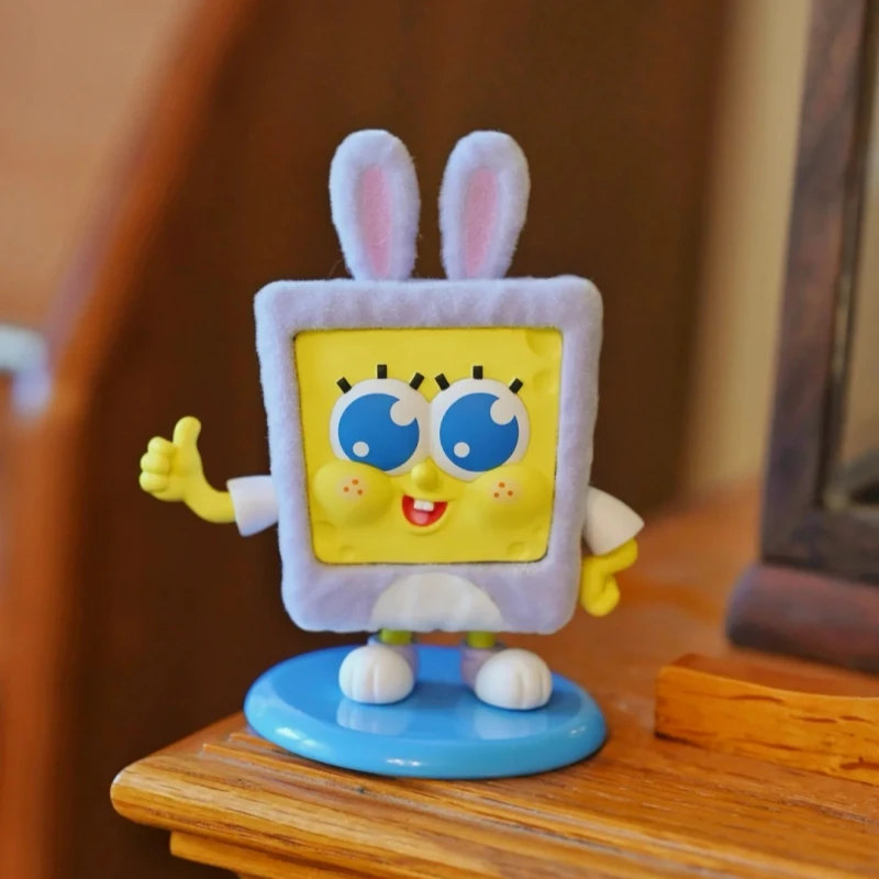 الأصلي الساخن اللعب سبونجبوب سكوير كوسبي صندوق أعمى صغير أنيمي تمثال جمع سطح المكتب الديكور لعبة مجسمة هدية الكريسماس #3