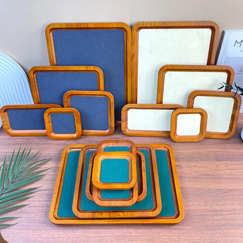 

Деревянный поднос для демонстрации ювелирных изделий: браслетов, ожерелий, колец. Портативный демонстрационный лоток для прямых трансляций.