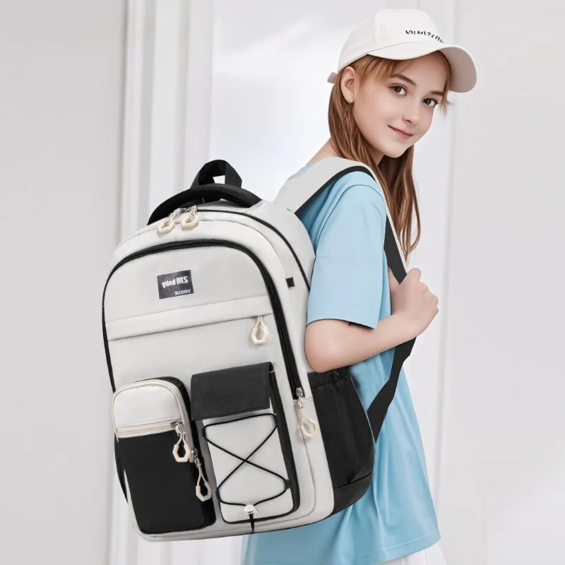 Ergonomic Casual Backpack for Middle & High School Students Laptop Travel Bag with Breathable Comfort Design for Boys & Girls