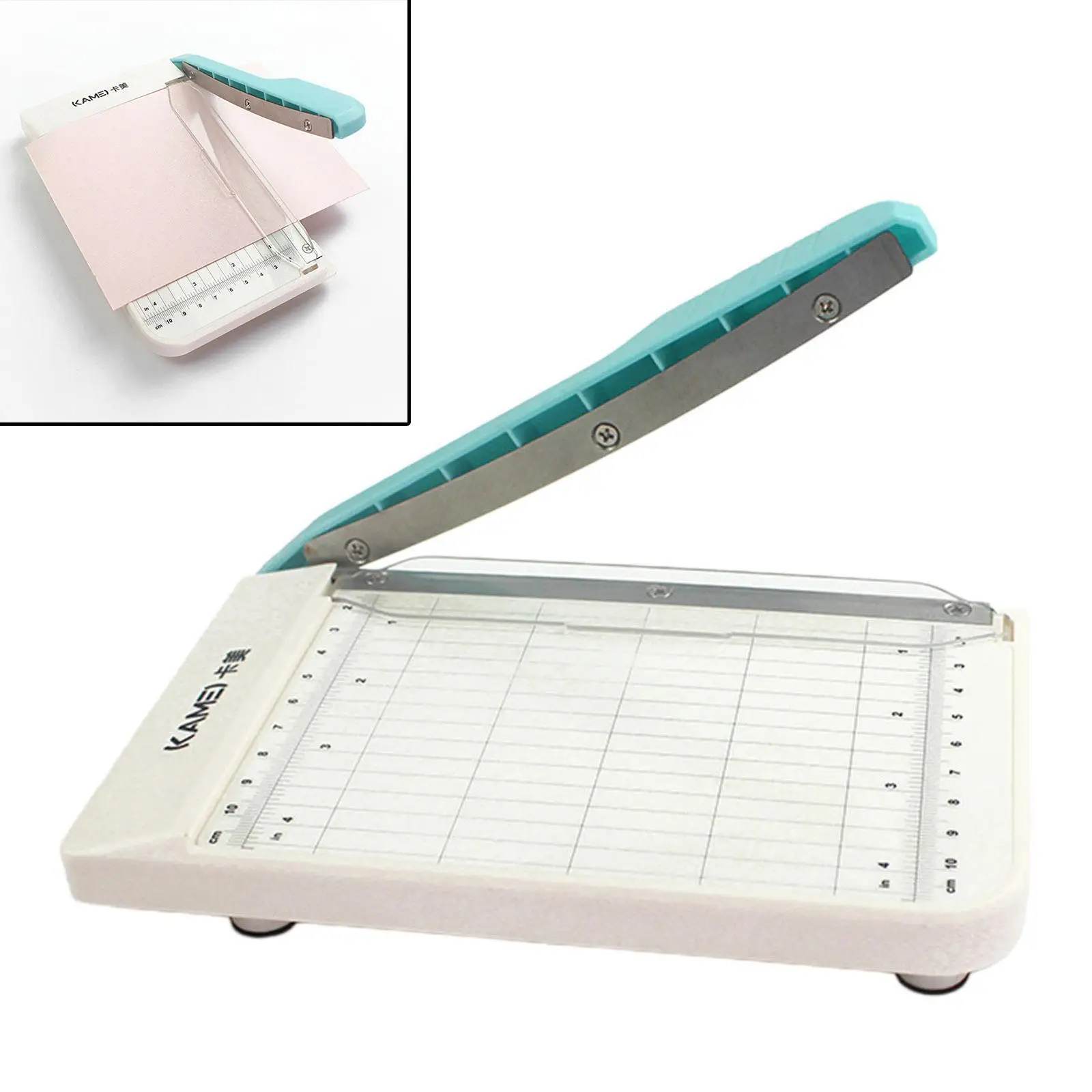 Paper Trimmer Cutting Board Guillotine Photo Cutter for Card Coupon Office