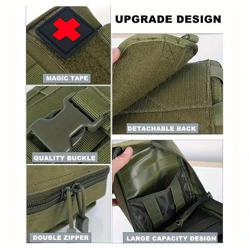 150pcs Universal Compact Complete First Aid Kit for Home Travel Outdoor and Emergency Fast Delivery - view 4