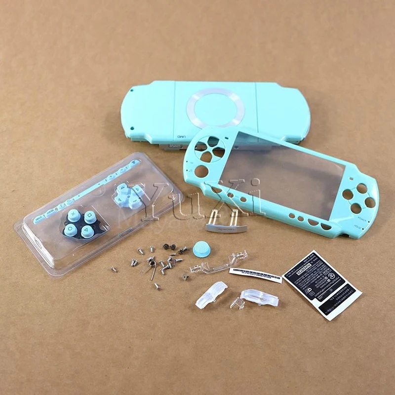 Full Housing Case Cover Faceplate For PSP2000 Replacement Plastic Shell Kit With Buttons Set For PSP 2000 Replace Repair Parts