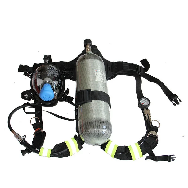 

Positive Pressure 6.8 L Carbon Fiber Portable Fire Special Rescue air Breathing Apparatus