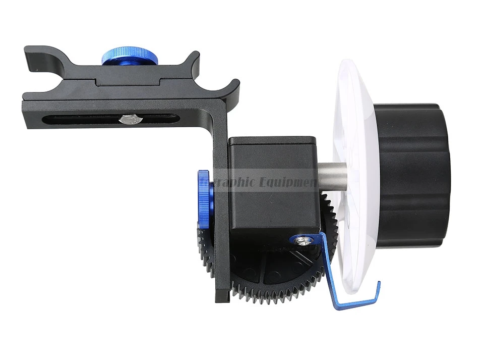 اتبع التركيز مع حزام حلقة التروس القابل للتعديل 15 مم نظام دعم قضيب لكاميرا Canon Nikon SONY DSLR