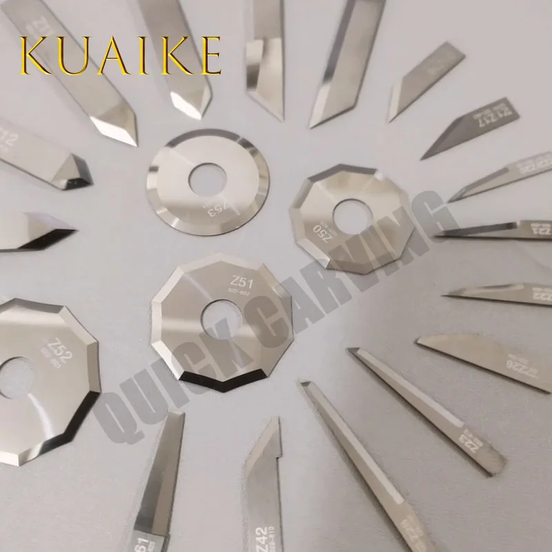 10PCS Z1 Z2 Z16 Z17 Z21 Z50 Z51 Z71 Oscillating Knife Vibrating Blade Tungsten Carbide Cutter Leather Cutting Machine Tools