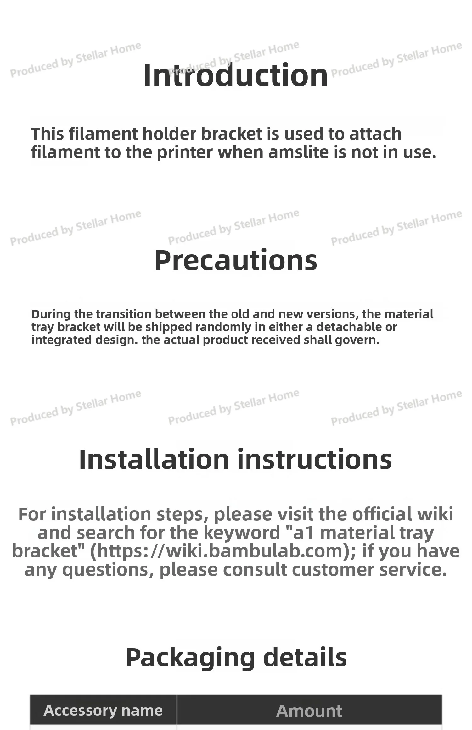 For Tuozhu 3d Printing A1 Series Material Tray Bracket 3d Printer Accessories [applicable To A1 Series]