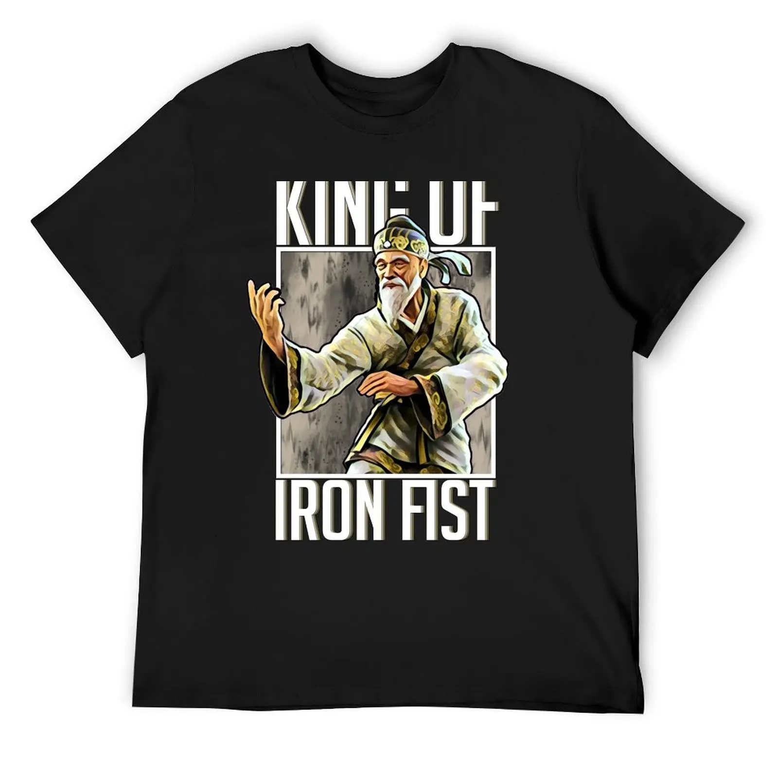 King of Iron Fist - Wang Jinrei T-Shirt heavyweights baggy shirts clothes for men