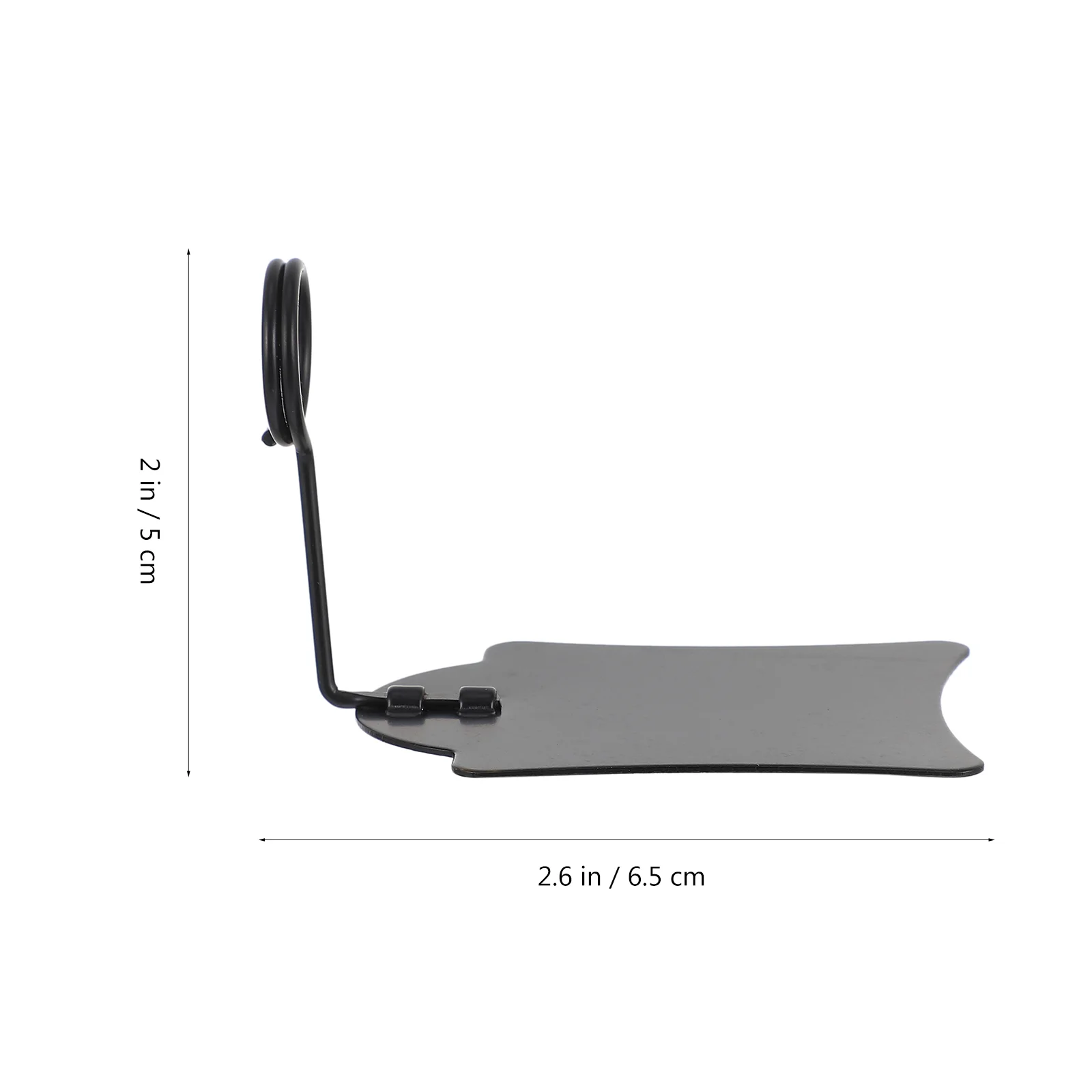 5 Pcs Price Tag Clip Display Rack Reusable Clamp Food Labels Advertising Wire Metal Holder Sign Hangers Supermarket Desk Stand