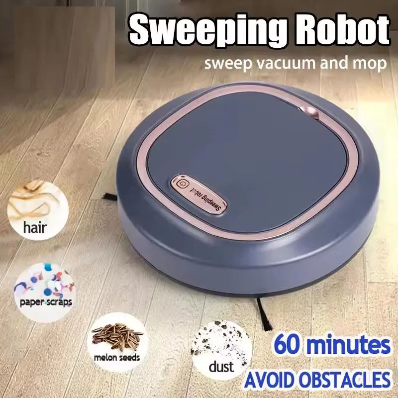 

Робот-пылесос Zai Xiao Smart: Миниатюрный, бесшумный, 3-в-1 (подметание, мытье, чистка щеткой), многофункциональная интеллектуальная уборочная машина