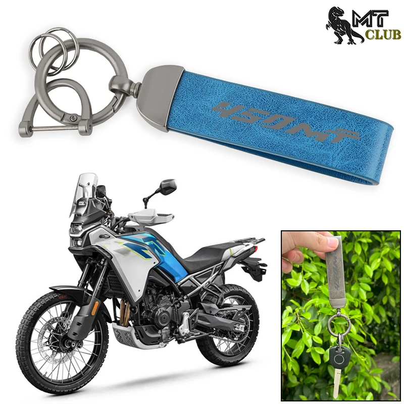 

Fit FOR CFMOTO 450MT MT450 CF450MT 450 mt 450-MT Accessories Motorcycle High-Grade leather Rope Keychain Keyring key ring