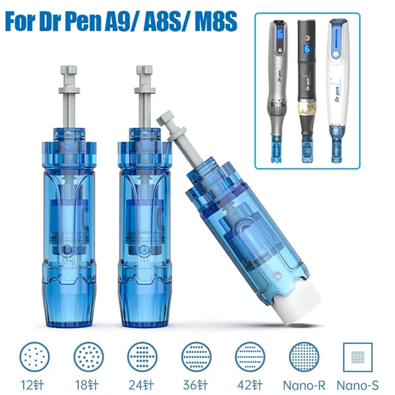 Dr Pen Ultima A8S/M8S/A9/A11 Original Manufacturer Replacement Needles Cartridges 11/16/24/36/42 Nano MTS Skin Care