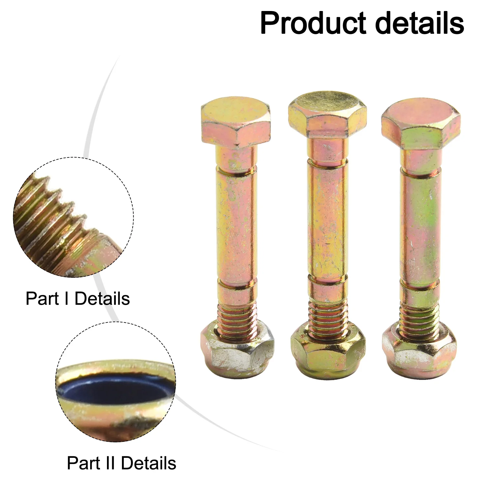 5 16 Inch Shear Bolts Snow Blower Shear Bolts High Performance Shear Bolts Set Cost-effective Spare Replacements