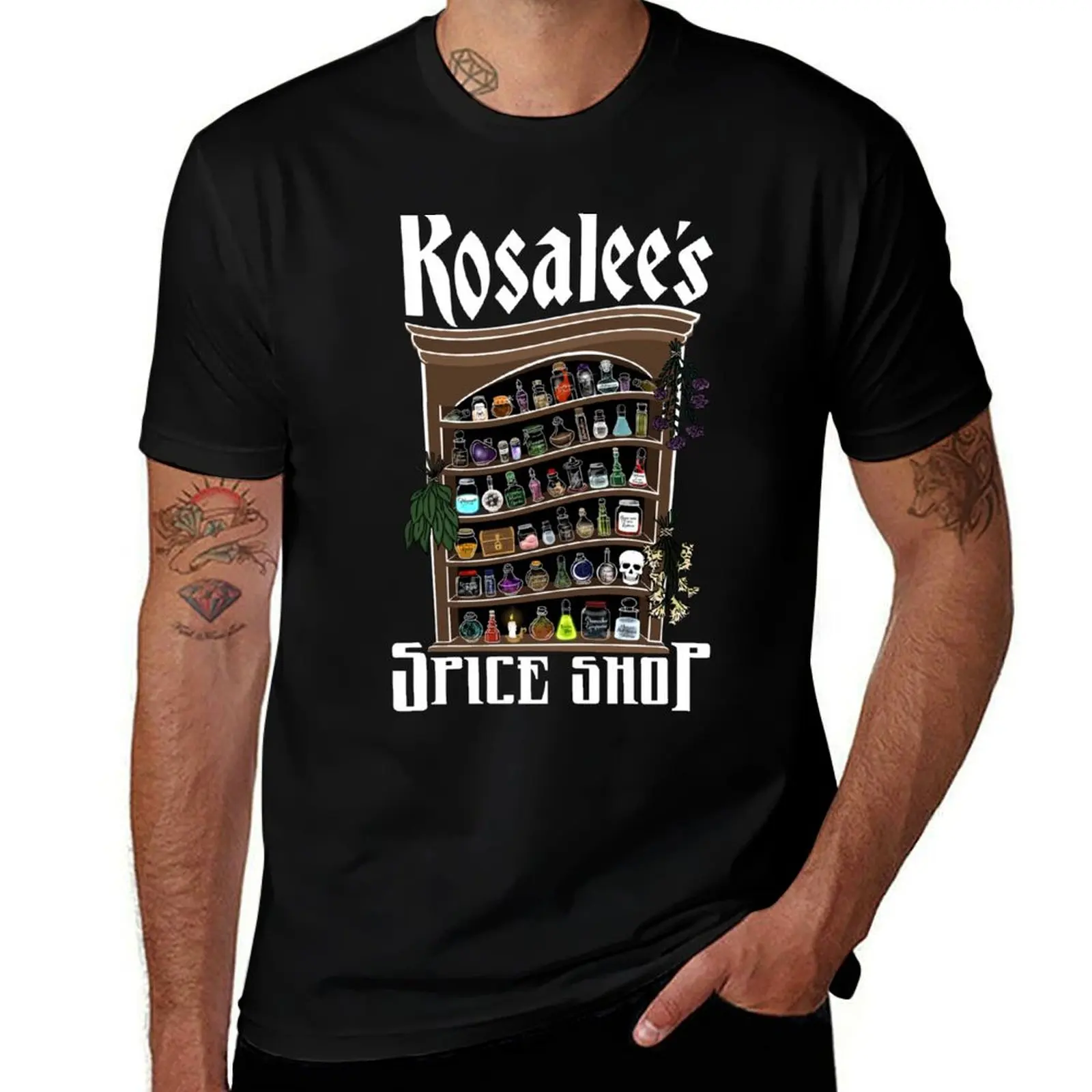 

Rosalee’s Spice Shop, GRIMM T-Shirt graphic t shirts oversized graphic tee aesthetic clothes mens plain t shirts