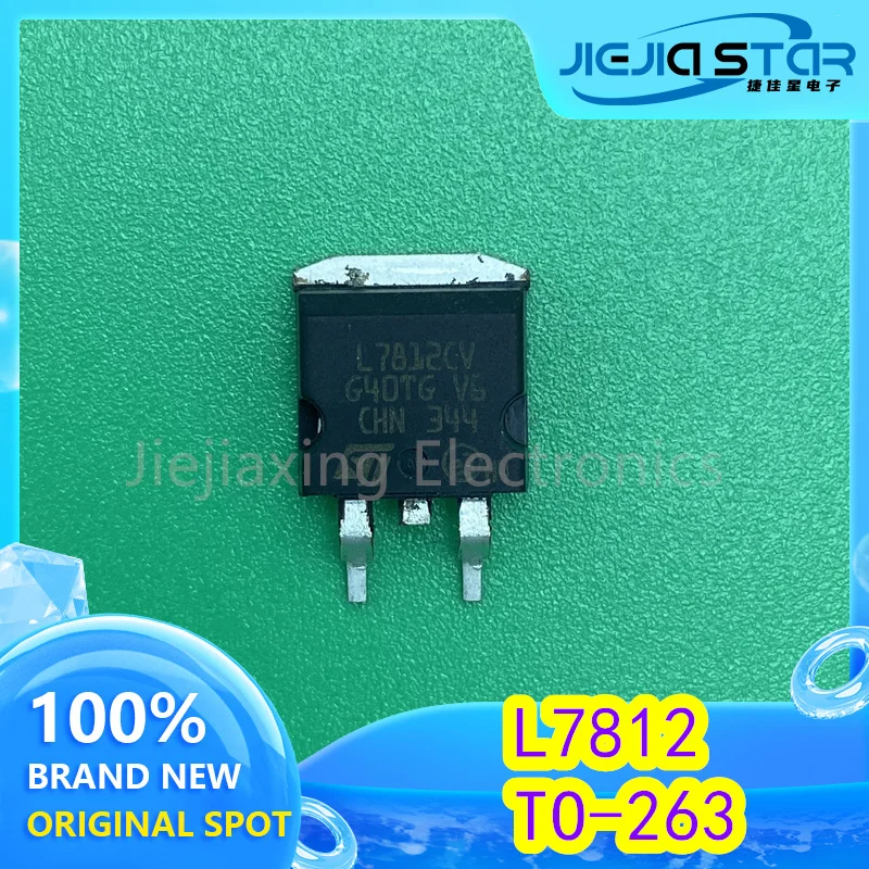 (5/20pieces) L7812CD2T L7812 7812 L7812CV TO263 12V patch three-terminal voltage regulator tube brand new original electronics