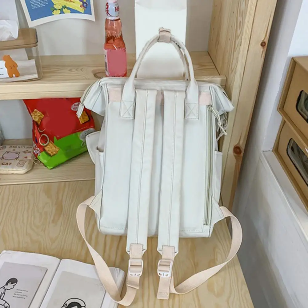 Ijsje Portemonnee Rugzak Multi-Compartiment Student Rugzak Met Handvat Portemonnee Capaciteit Ritssluiting Voor School