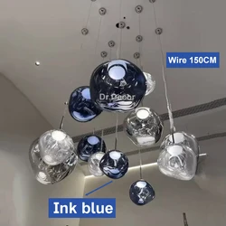 Modern Lava LED Pendant Lights Lighting LOFT Living Room Bedroom Decoration Hanging Lamp Suspension Luminaria Cafe Light Fixture