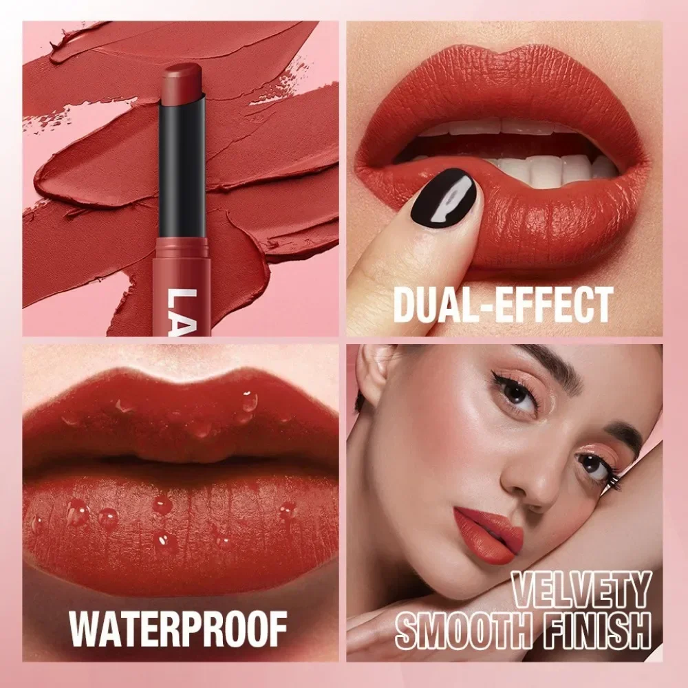 12-kleuren Matte Lippenstift Potlood Waterdicht Langdurige Non-stick Cup Lip Stain Tint Cosmetische Naakt Lippenstift Pen Make-Up maquillage