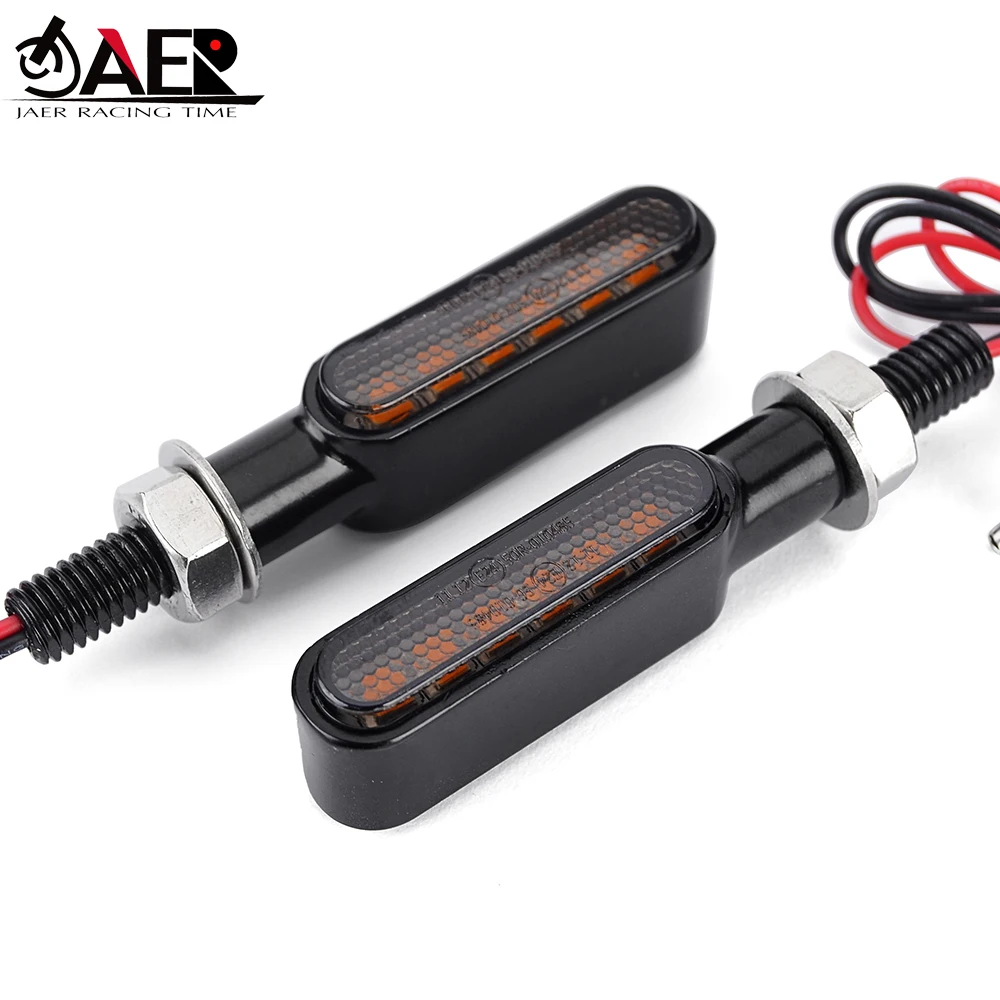 

Universal Motorcycle LED Turn Signals Lights Mini 8mm Amber Flashing Light Blinker Turn Signal Lamp 12V Moto Indicator Lamp