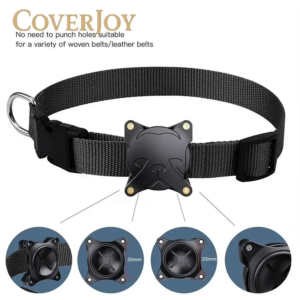 

CoverJoy IP68 Waterproof For AirTag Case for Pet Collar Heavy Duty Durable Protective Shell Anti Lost Tracking Holder