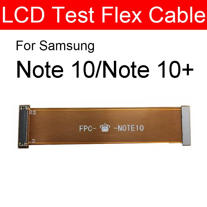 LCD Touch Screen Display Test Flex Cable For Samsung Note 1 2 3 4 5 8 9 10 S2 S3 S4 S5 S6 S7 S8 S9 S10 Plus Lite Edge i9600