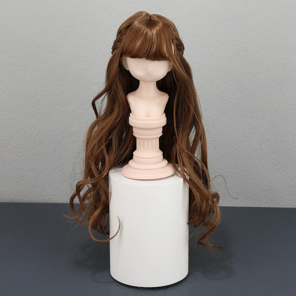 BJD Doll Long Curly Hair Soft Wig for 1/6 1/3 SD 1/4 MSD Doll Wig 7-8 Inch 8-9 Inch 6-7 Inch Girl Doll Wig Doll Accessories image 4