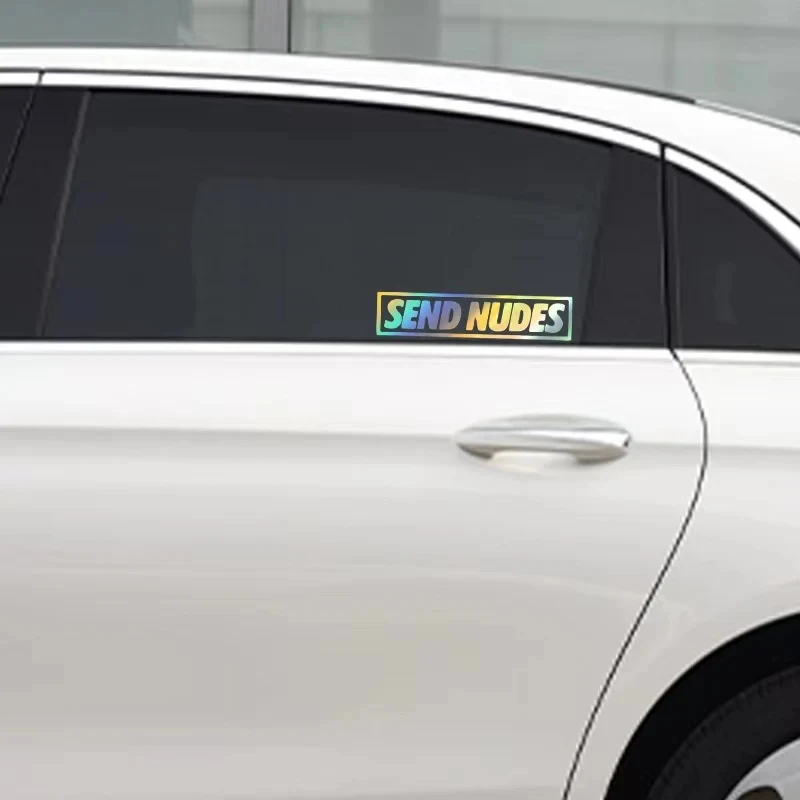 Creativo Invia Nudi Adesivi Per Auto per Porte Finestre Decalcomanie In Vinile Rimovibili Auto Body Styling Moto PVC All'ingrosso