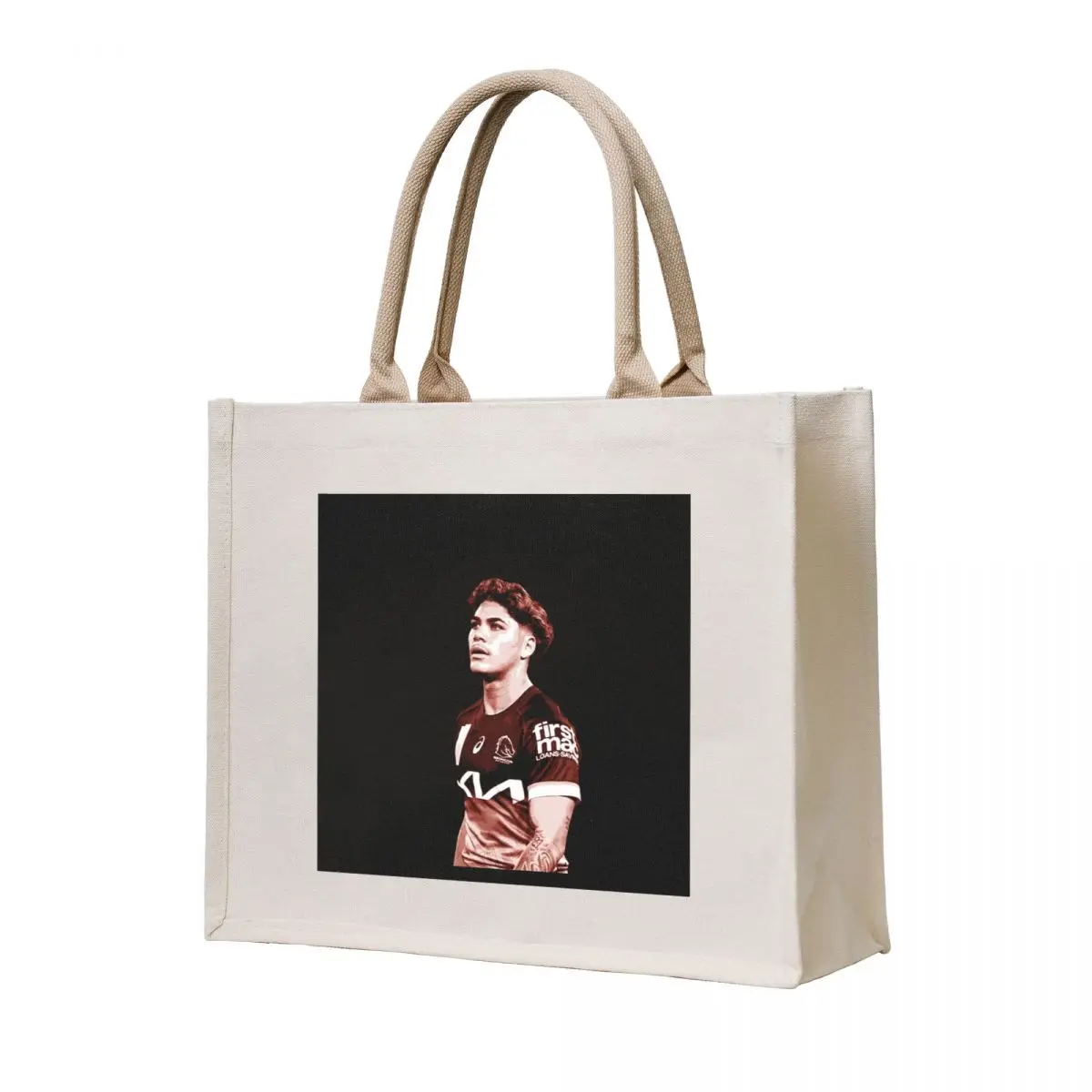 

Reece Walsh NRL orange posterized Tote Bag shopper bags canvas tote bags tote bag woman bag canvas