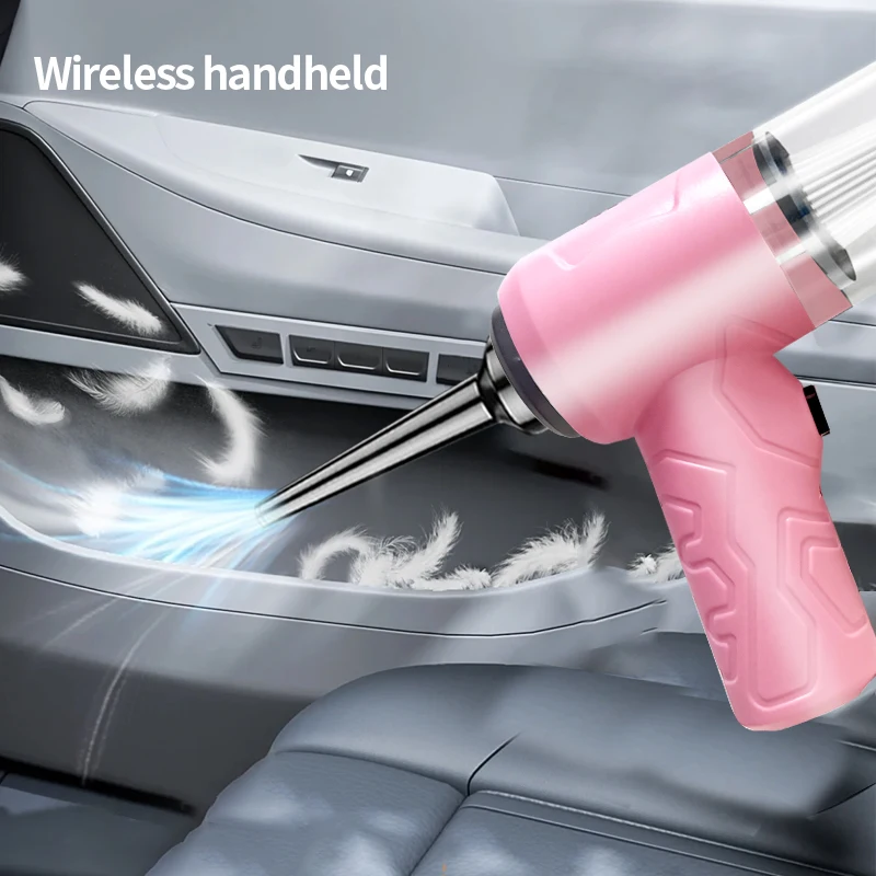 Car Vacuum Cleaner Portable Wireless Vacuum Cleaner 3000PA Strong Suction Handheld Vacuum Cleaner Powerful Blower for Car Home