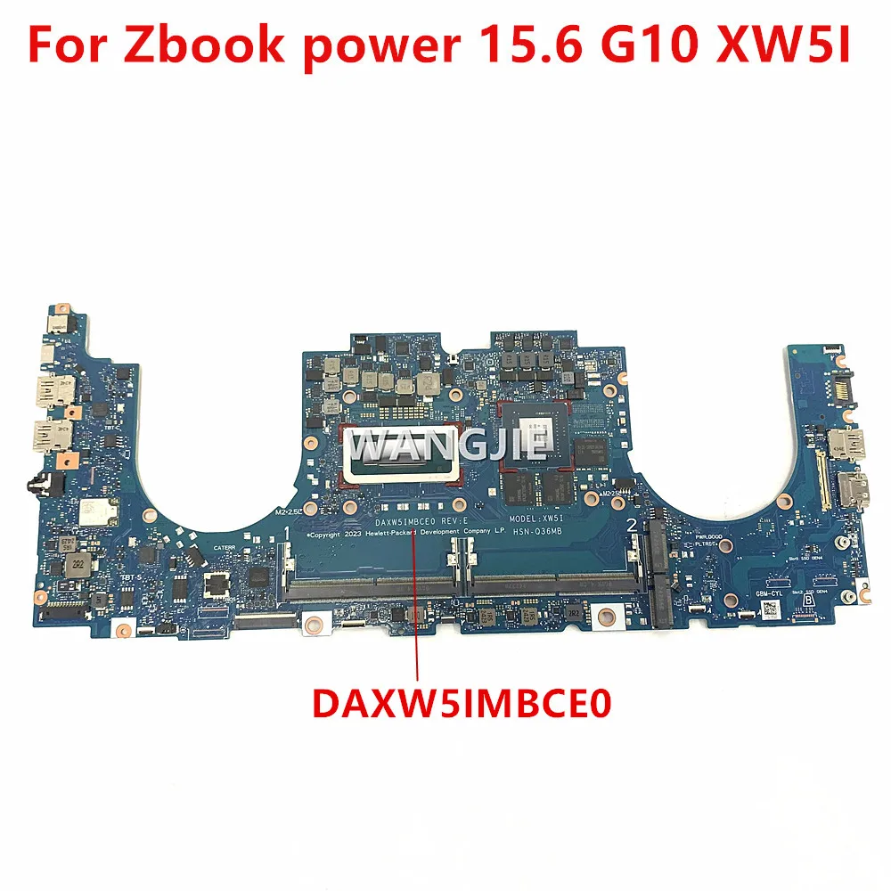 

Материнская плата для ноутбука HP Zbook power 15,6 G10 DAXW5IMBCE0 XW5I CPU: SRMJ2 i7-13800H GPU: QN20-P2-K2-A1 A1000 100% рабочая