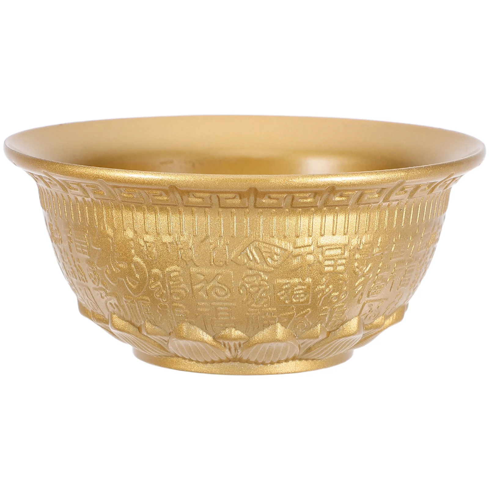 Золотая чашка-лотос для богатства, фэн-шуй, декоративный коппер для дома или офиса