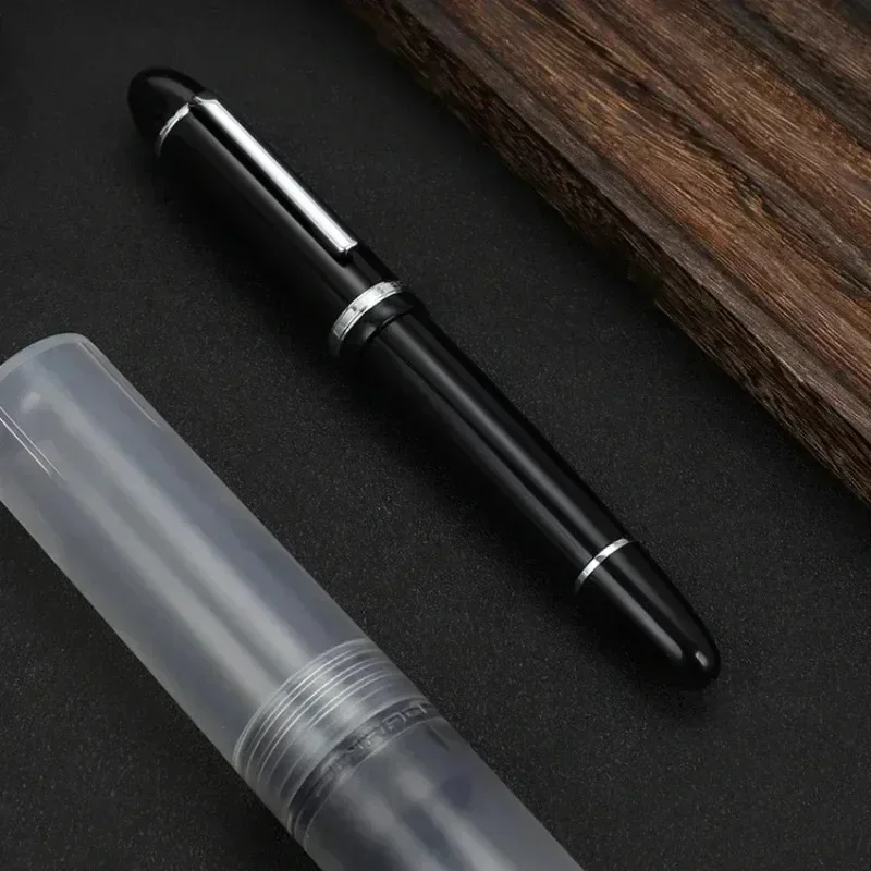 Jinhao x159アクリル万年筆、メタルゴールドクリップ、長持ちする細いペン先、オフィスステーショナリー、学用品、ペン、リーフ、f、m、pk 9019