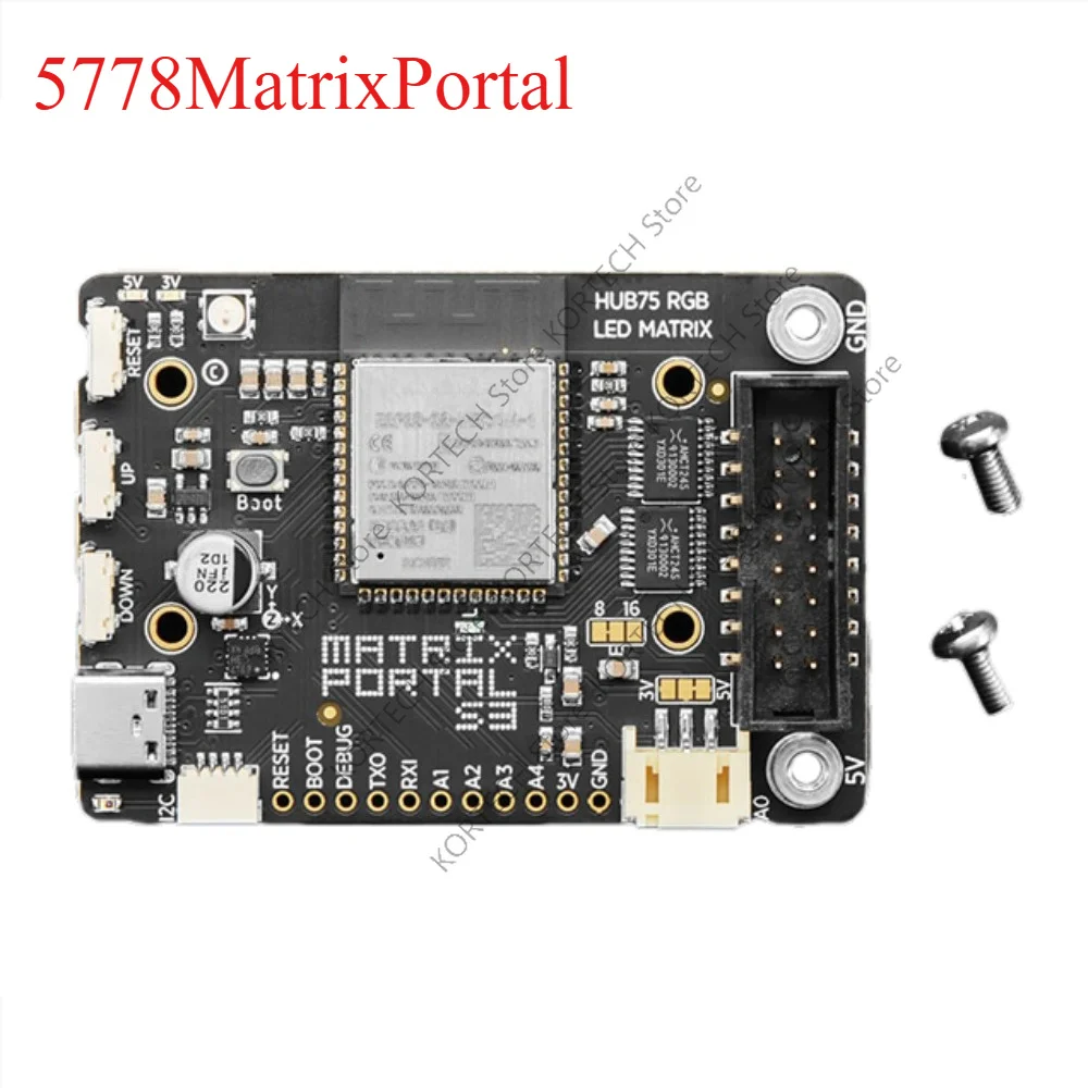 5778 Matrix Portal S3 Dev Board, Built‑in ESP32 Chip, Support CircuitPython for Embedded DIY Project