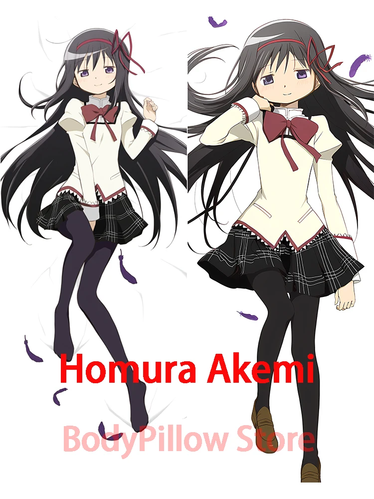 Dakimakura Homura Akemi anime body pillow-style ilustración funda de almohada para adultos cojín