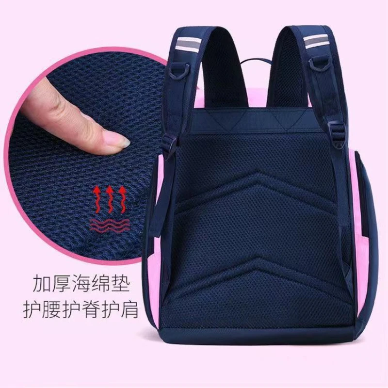 Mochilas de Grande Capacidade com Laço para Meninas, Mochila Bonita para Crianças, Bolsas de Ombro Leves para Crianças, de Alta Qualidade, Kawaii