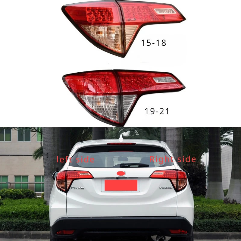 

For Honda VEZEL 2015-2018 2019-2021 Car Accessories Rear Tail Light Assembly Brake Taillight Stop Lights Parking Lamp 1pcs