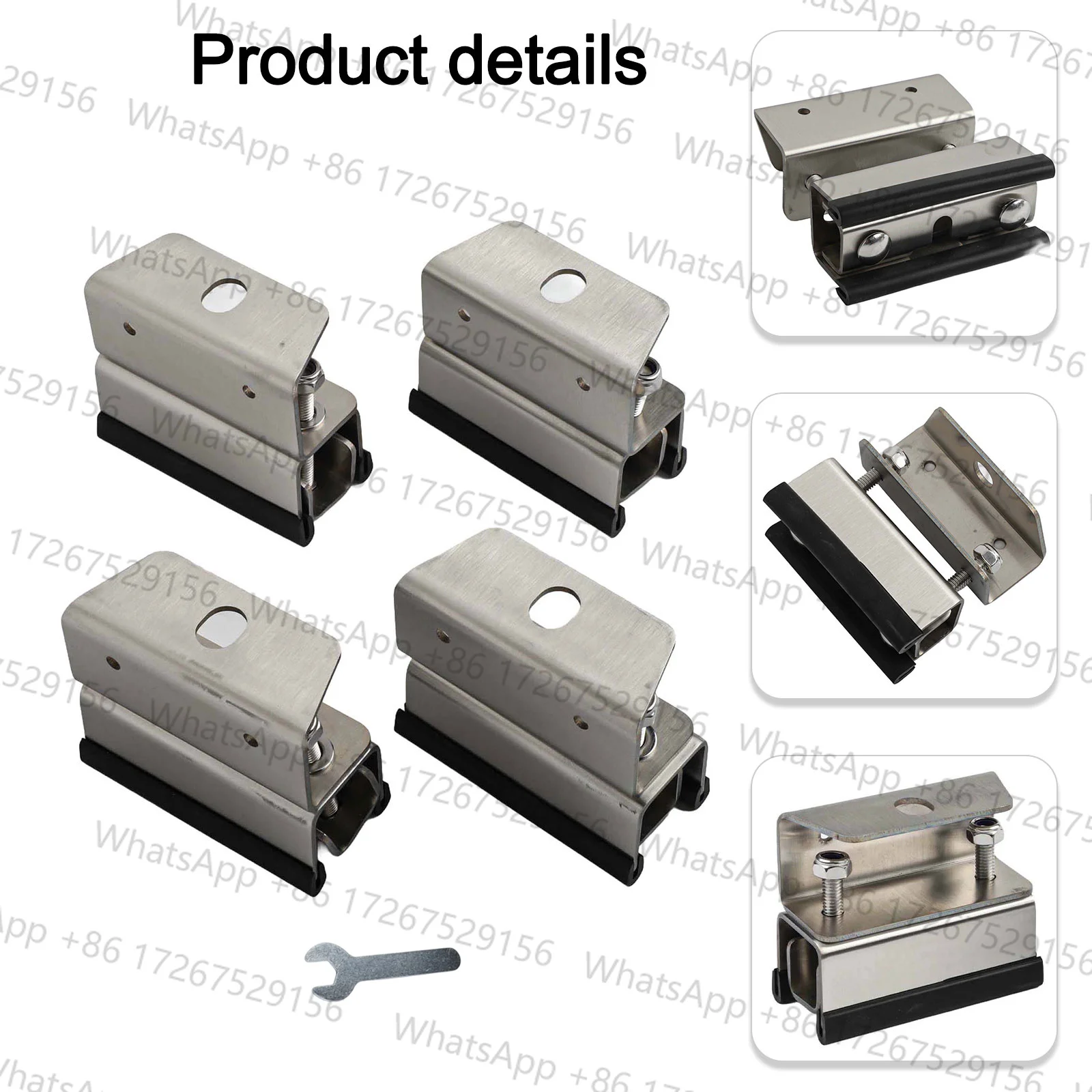 4/6 Pack Van Roof Rack Mounting For PROMASTER For Boxer For DUCATO For JUMPER Stainless Steel Photovoltaic Brackets Roof Rack
