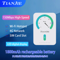 TIANJIE MF906 4G Mobile WiFi Router Mifi With Wifi Hotspot,1800mAh Battery Portable Router,150Mbps Support Global Band Business