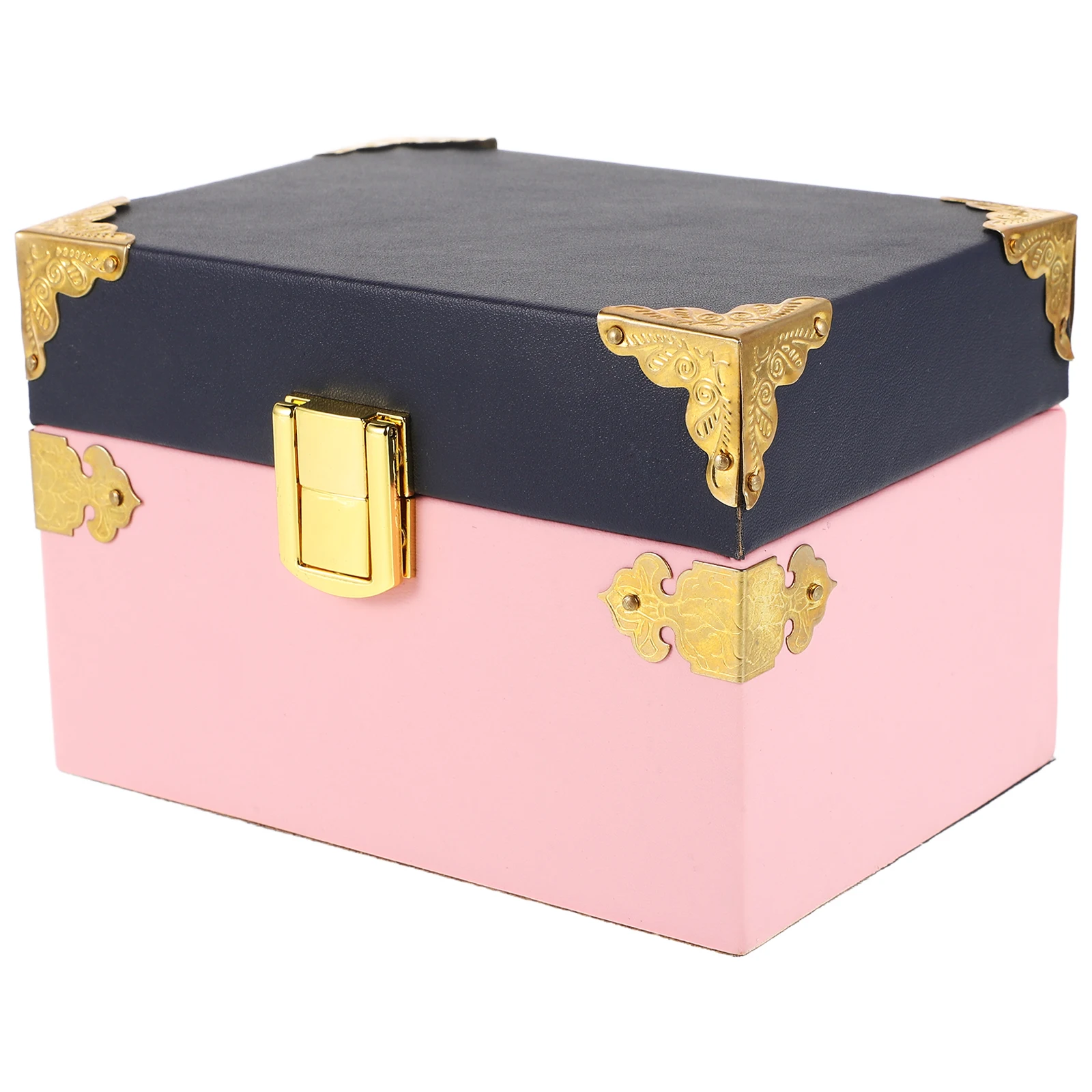 

Wooden Jewelry Box Storage ganizer for Earrings Rings Small Treasures Home Bedroom Living Room Wood BoxVintage Wooden Box Metal