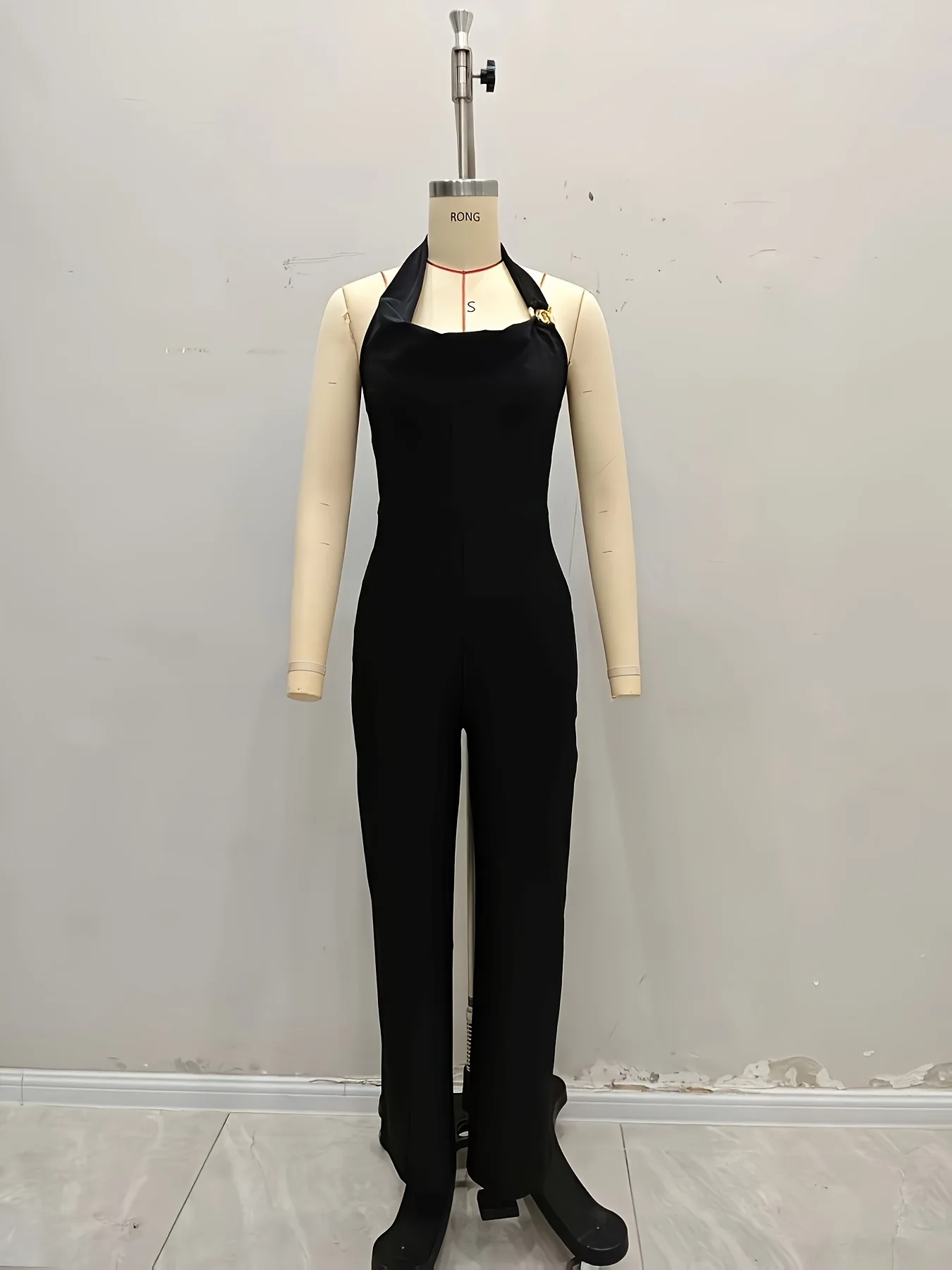 Damski letni obcisły kombinezon z nowym dekoltem, kombinezon podnoszący pośladki, prosty i elegancki kombinezon na co dzień.