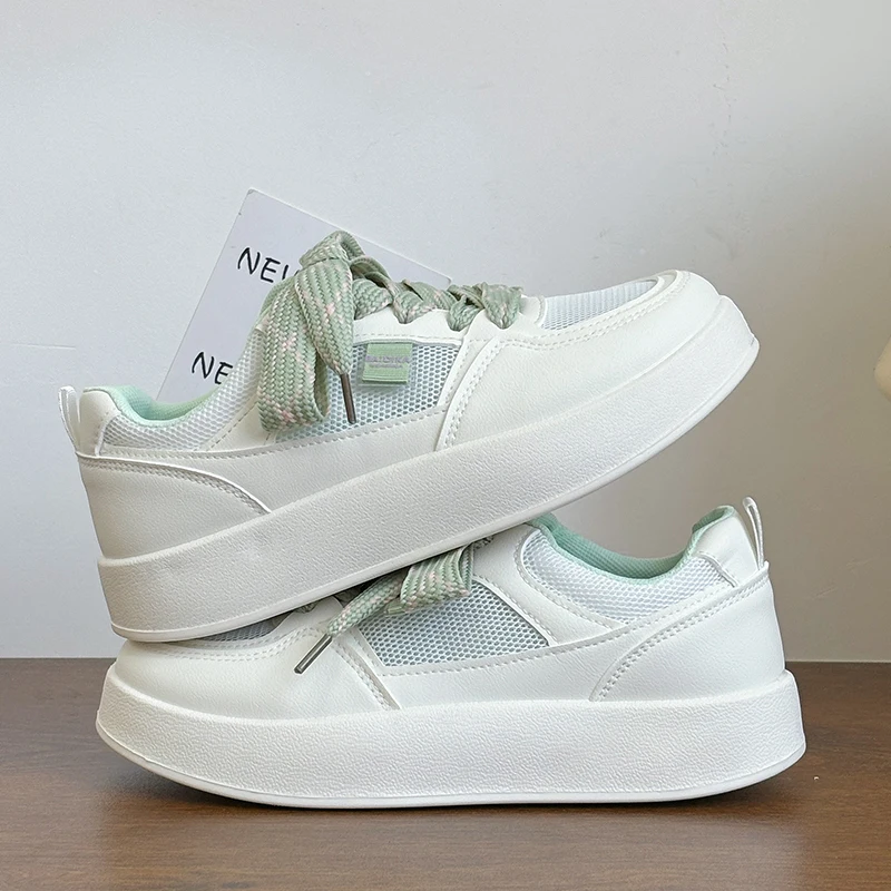 Damesschoenen Platform Modis All-Match Tennis Dames Casual Sneaker Ronde Neus Ondiepe Mond Klompen 2024 Kleine Nieuwe Zomer