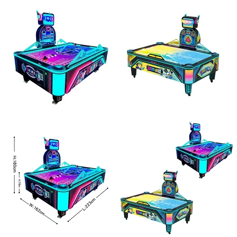for Manufacturer wholesale 2 person coin operated arcade air hockey table electronic scorer sports game console