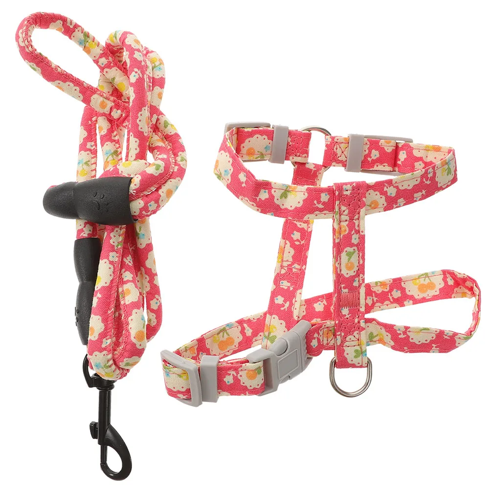 

Adjustable Escape Proof Pet Vest Kitten Small Dog Walking Outdoor Comfortable Secure Control Leash Medium Small Rabbit Harness