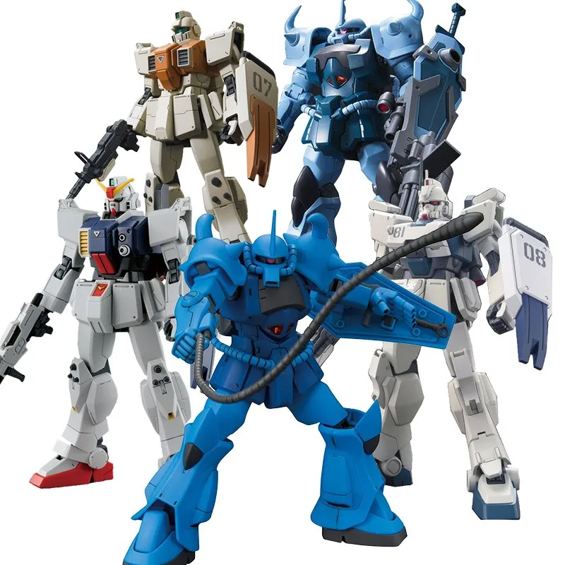 

Bandai HG HGUC MS08 Squad Land Warrior Gundam EZ8 Special Set Tiger Newborn Assembly Model Children's Toy Fan Collection