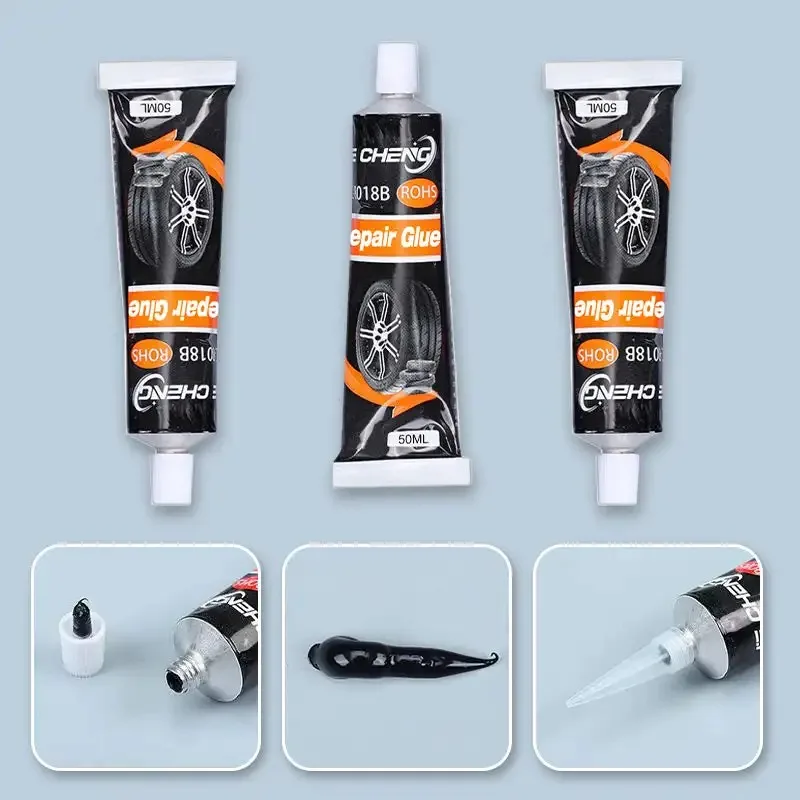 Waterproof & High Temperature Resistant Tire Repair Glue Black Sealing Waterproof And High-Temperature Resistant Repair Adhesive